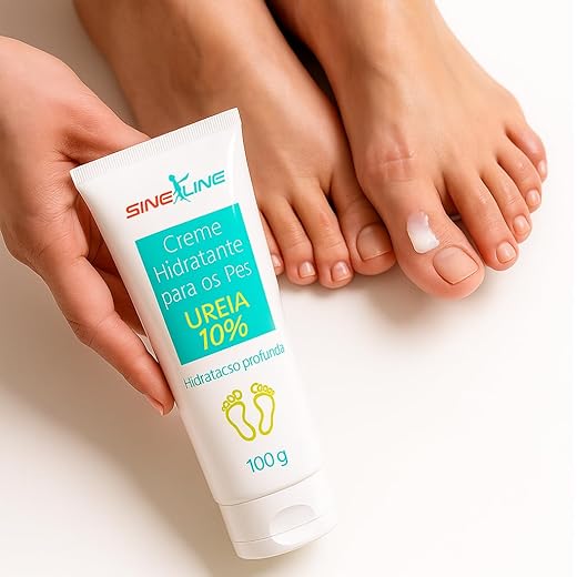 Creme Hidratante para os Pés com Ureia 10%, Hidratação Profunda, 100g Sineline