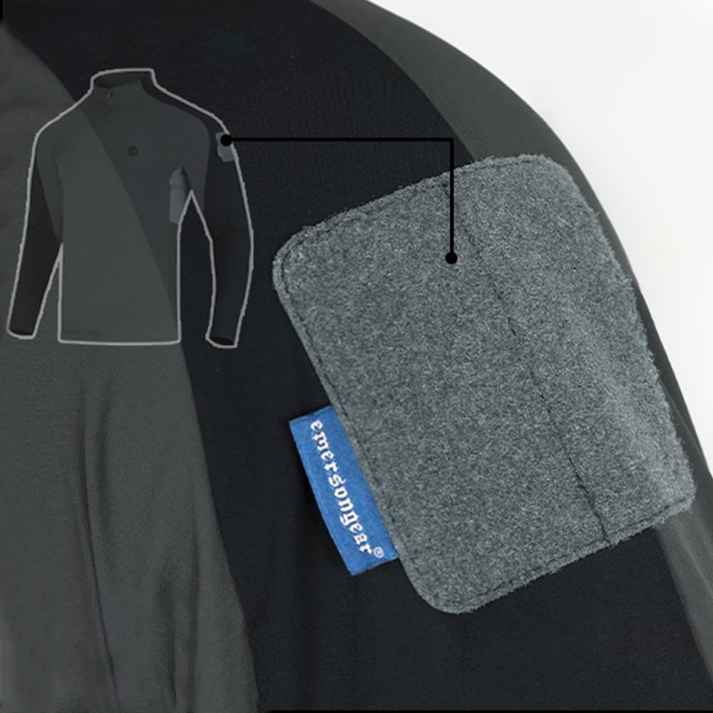 EMERSONGEAR Tactical Military Shirt Functional Sweatshirt Long Sleeve with Moisture absorb and waterproof functions