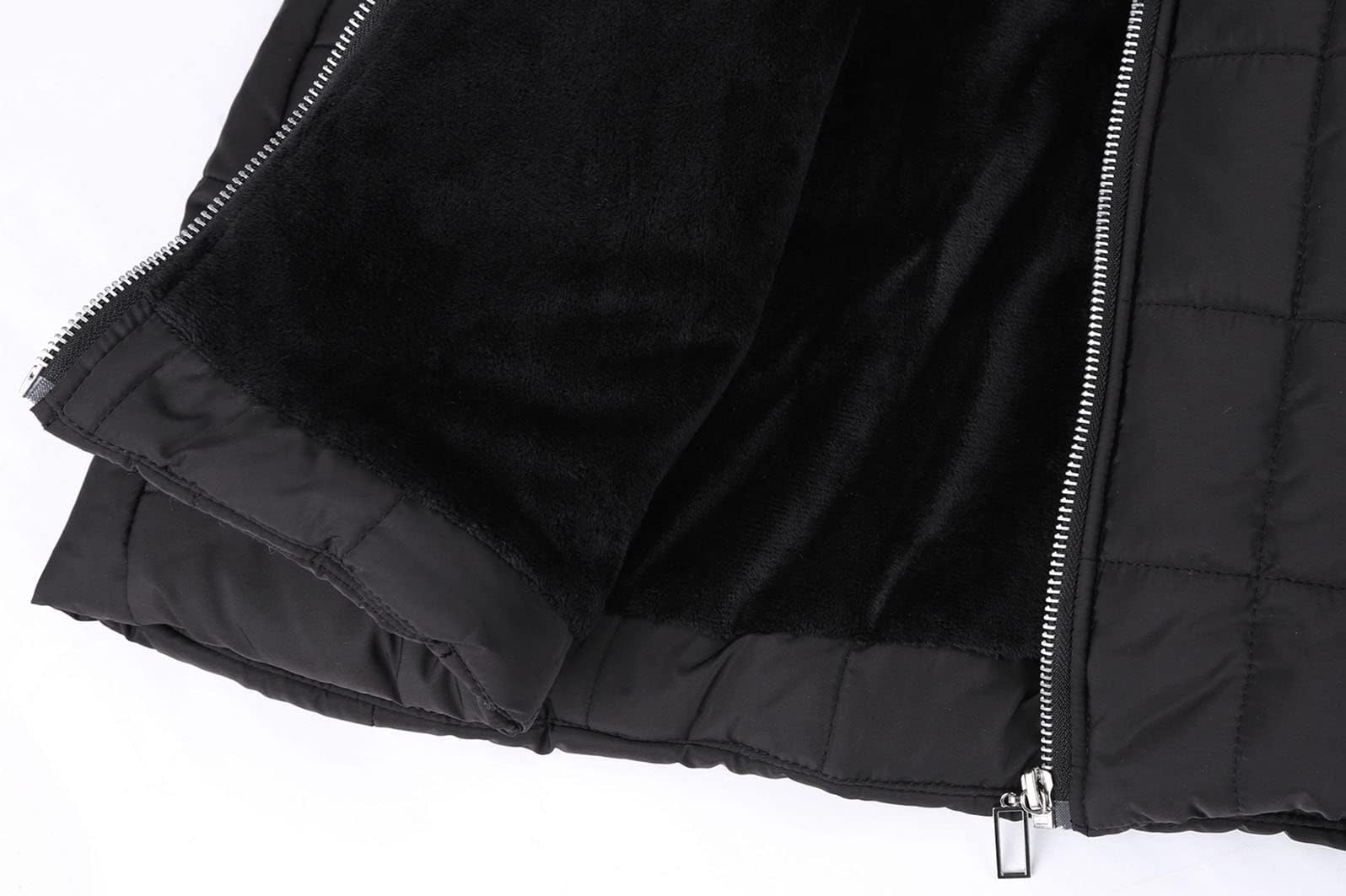 ORANDESIGNE Cappotti Pelliccia Donna Cappotto Cappuccio Giacca Calda Giubbotto Trapuntato Cappotto Elegante Giacca Invernale Cappotti Lunghi con Tasca