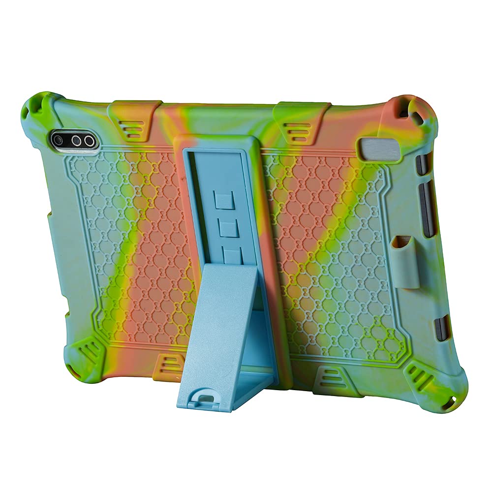 YHFZR Custodia Cover per AUZMAI Mate8 Tablet 10.1'', Ultra Leggero Protettiva Cover in Silicone con Supporto per Bambini per AUZMAI Mate8 Tablet 10.1'', Verde