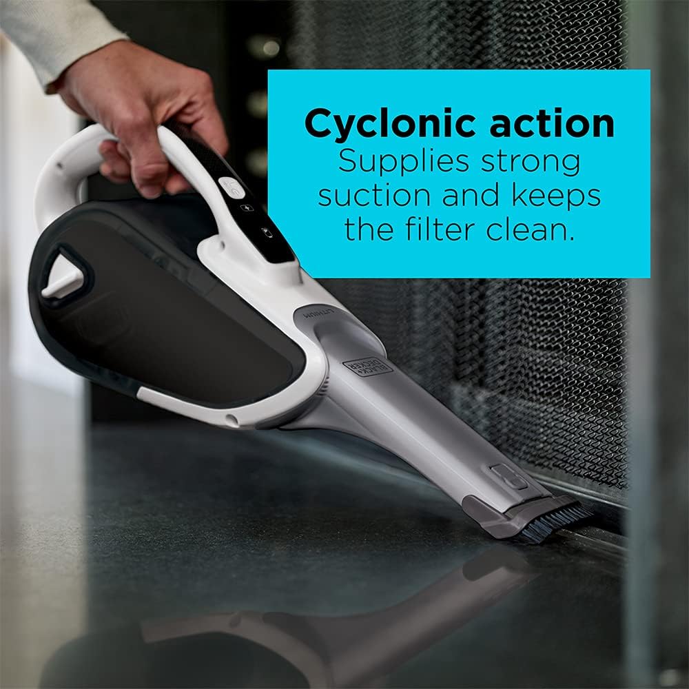 One-Day Sale: Up to 80% Off BLACK+DECKER Dustbuster Handheld Vacuum, Cordless, Powder White (HHVJ315JD10) Best Cyber Monday 🔥 BLACK+DECKER Dustbuster Handheld Vacuum, Cordless, Powder White (HHVJ315JD10)