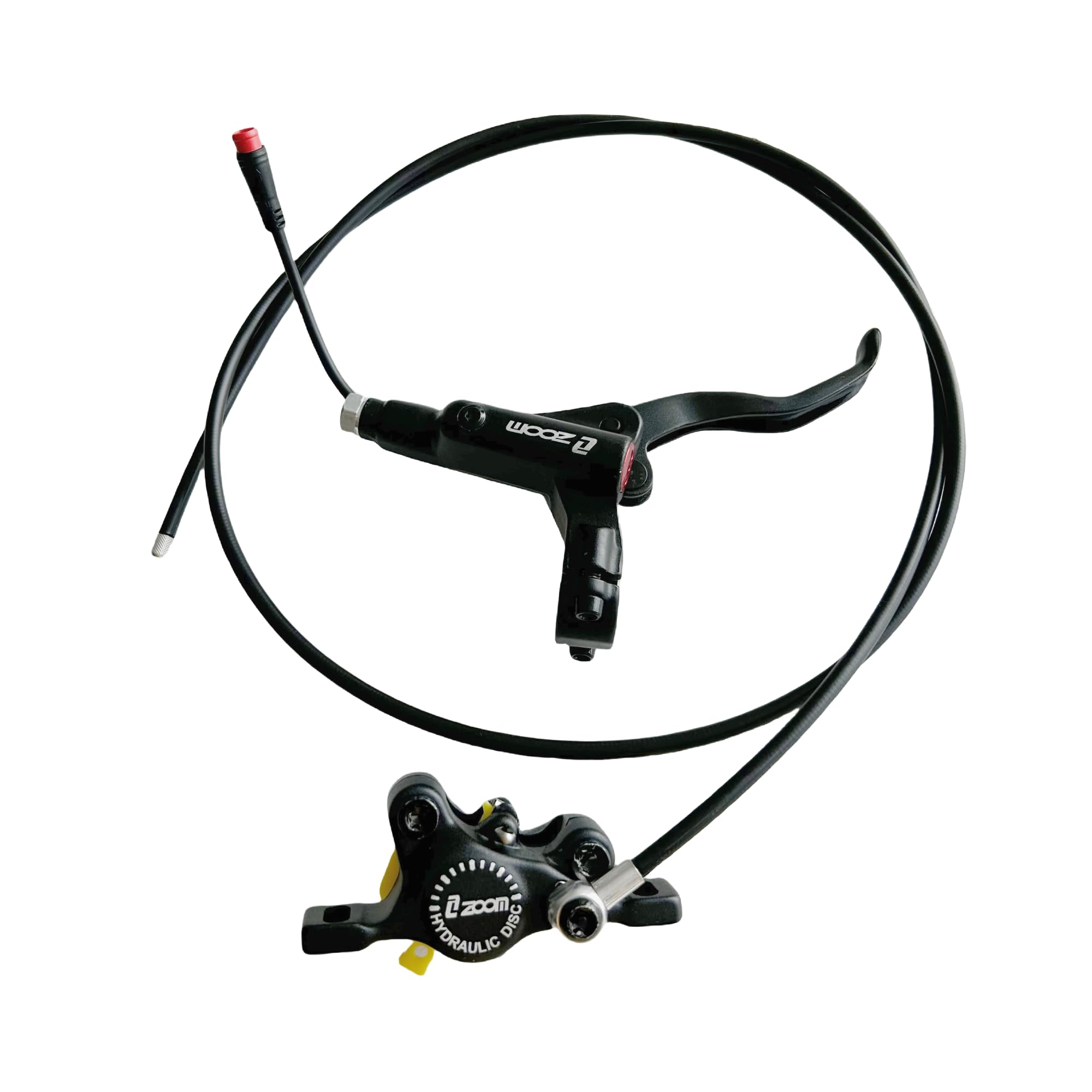 Kit de frein hydraulique pour scooter électrique, poignées de frein à huile et câbles