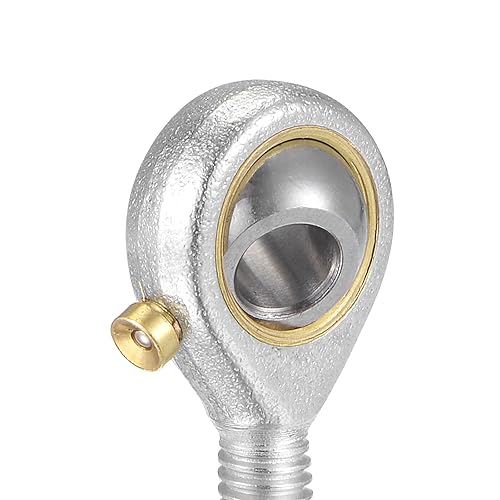Miniatura 5 de uxcell POS5 Rodamiento de extremo de varilla esférico 0.197 in Bore Rodamiento de junta autolubricado M5x0.8 Conector de rosca macho de mano