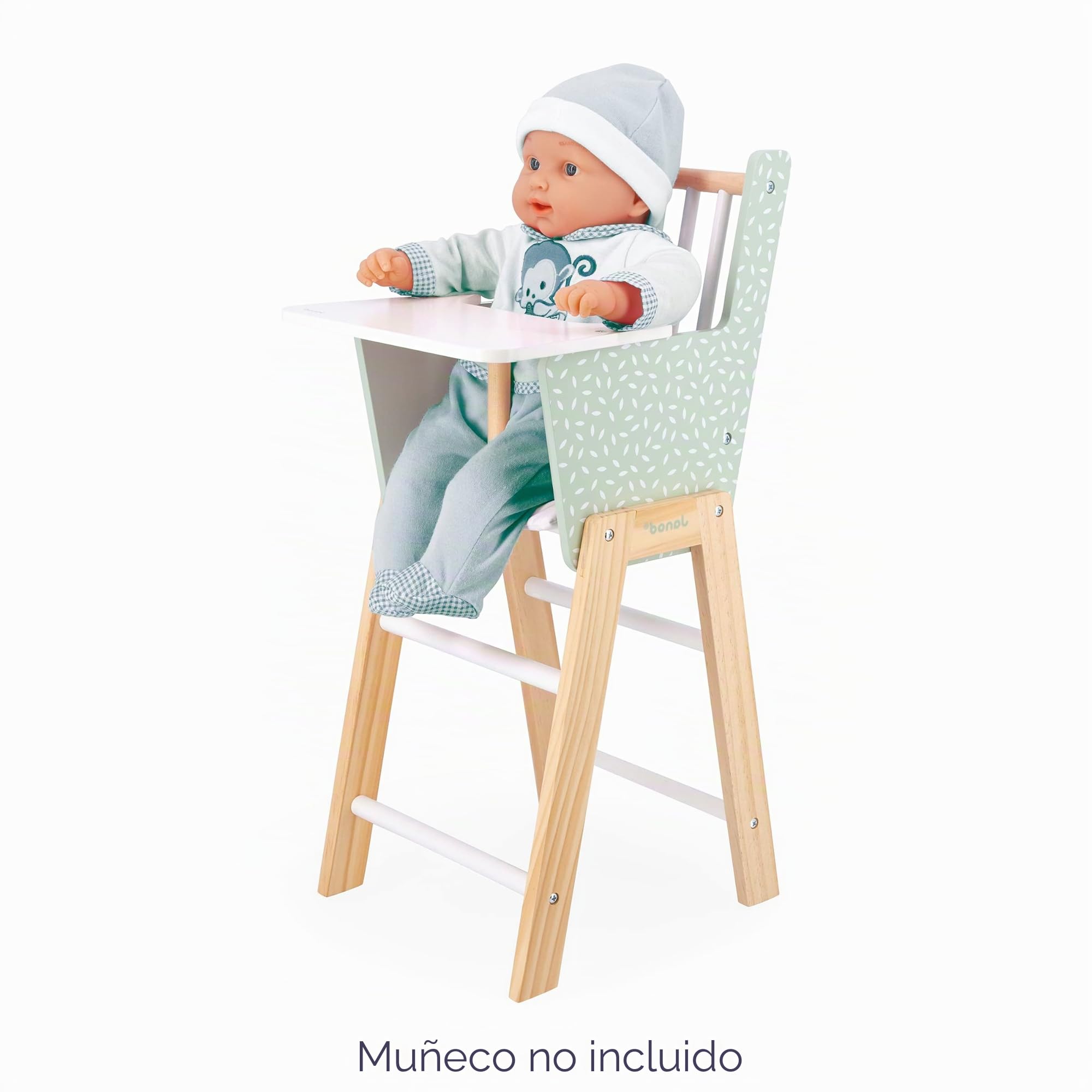 Janod - Trona Zen de Madera FSC - Juego de Imitación - Accesorio para Muñeca y Muñeco hasta 42 cm - A Partir De 3 Años, J05901