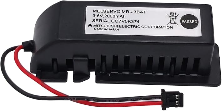 (4 Pack) MR-J3BAT 3.6V PLC Replacement Battery for Mitsubishi ER6VC119A/B MELSERVO M70 ER6V