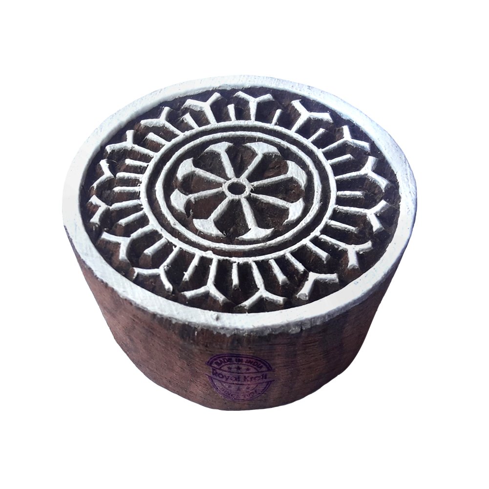 Royal Kraft Wooden Stamps DIY Fabric, Textile, Clay, Pottery, Paper, Henna Printing Blocks THBtag121 — image 1