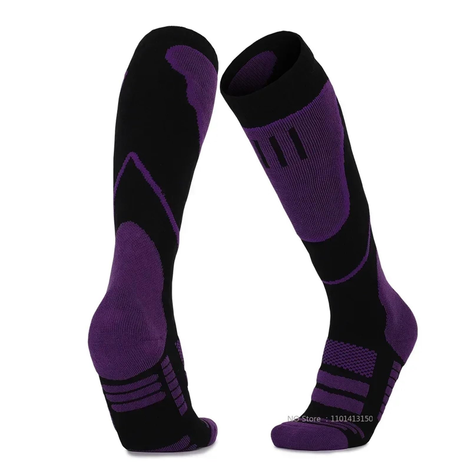 VFIDPSU Calze a Compressione da Uomo 2 Paia di Calzini Termici da Uomo e da Donna, Invernali, Lunghi e Caldi, a Compressione, for Sci, Escursionismo, Snowboard, Arrampicata, Calzini Sportivi(AS1)
