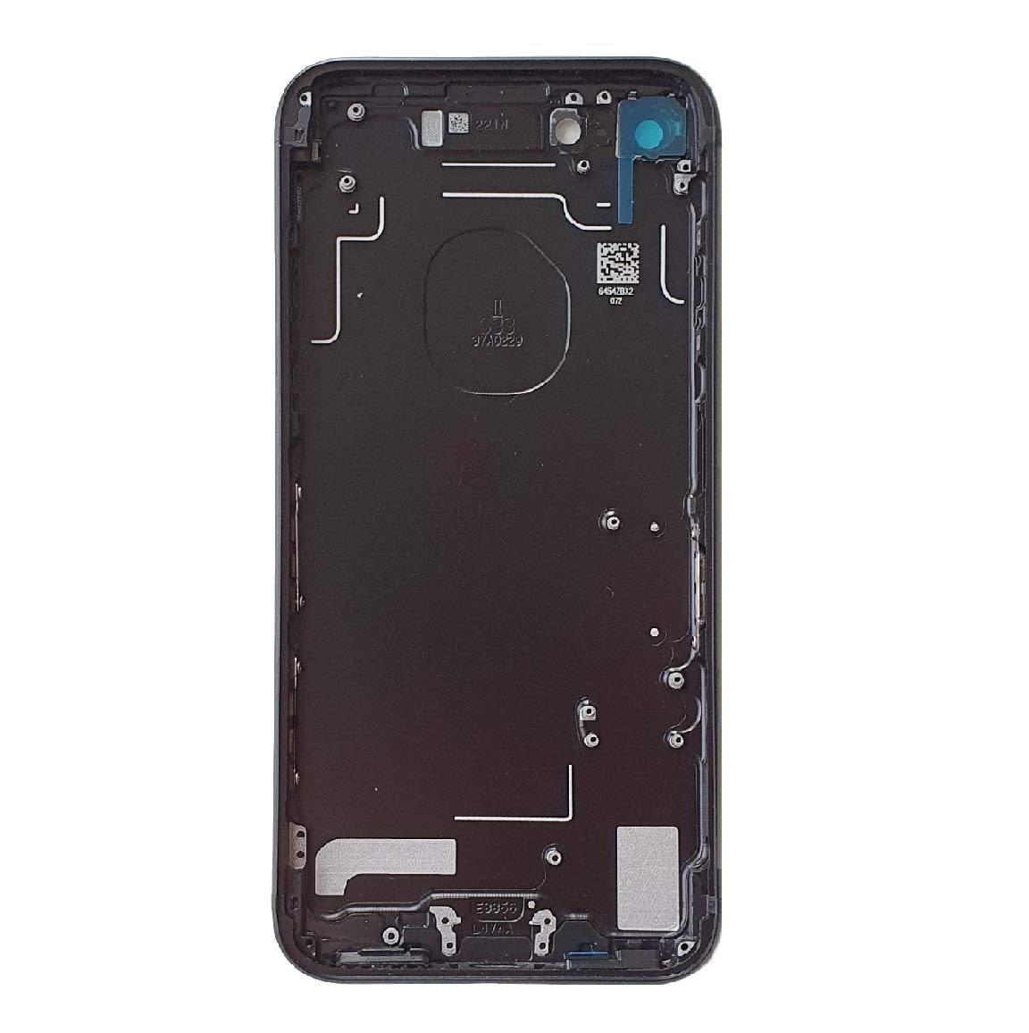 Smartex® Back cover Housing + Frame compatibile with iPhone 12 Mini, Black - Image 2