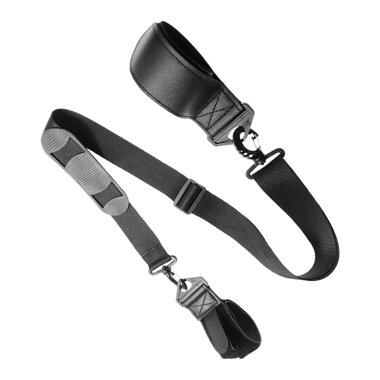 Muiltvoe Ski Carrier Strap - Adjustable Portable Anti-Slip Straps - Ski Pole Clips - for Beginner Skiing Cross Country Mountain Hiking Outdoor Activity Winter Sports Snow Sports Travel Transport