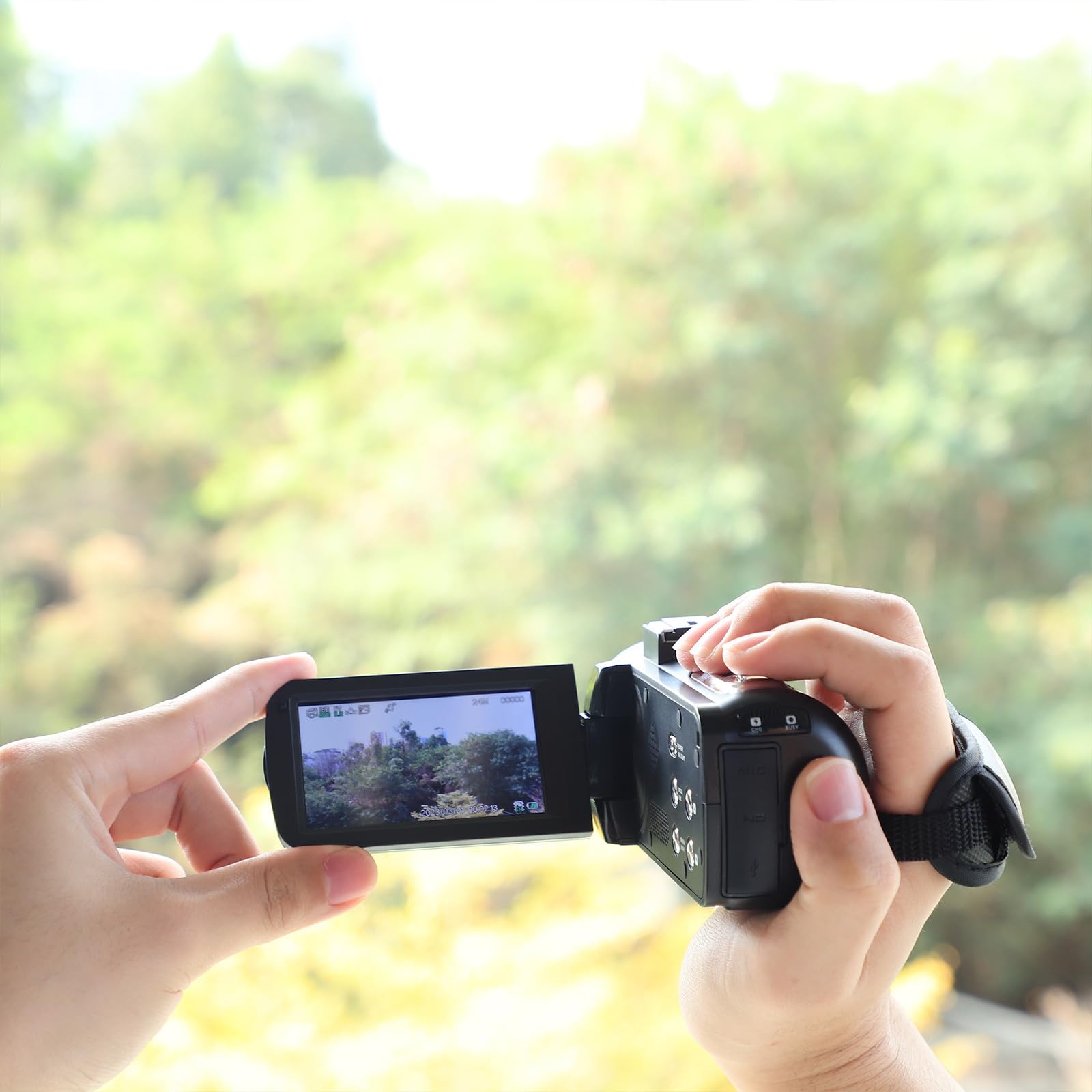 Videocamera Digitale HD Nero Schermo Touch 3 Pollici