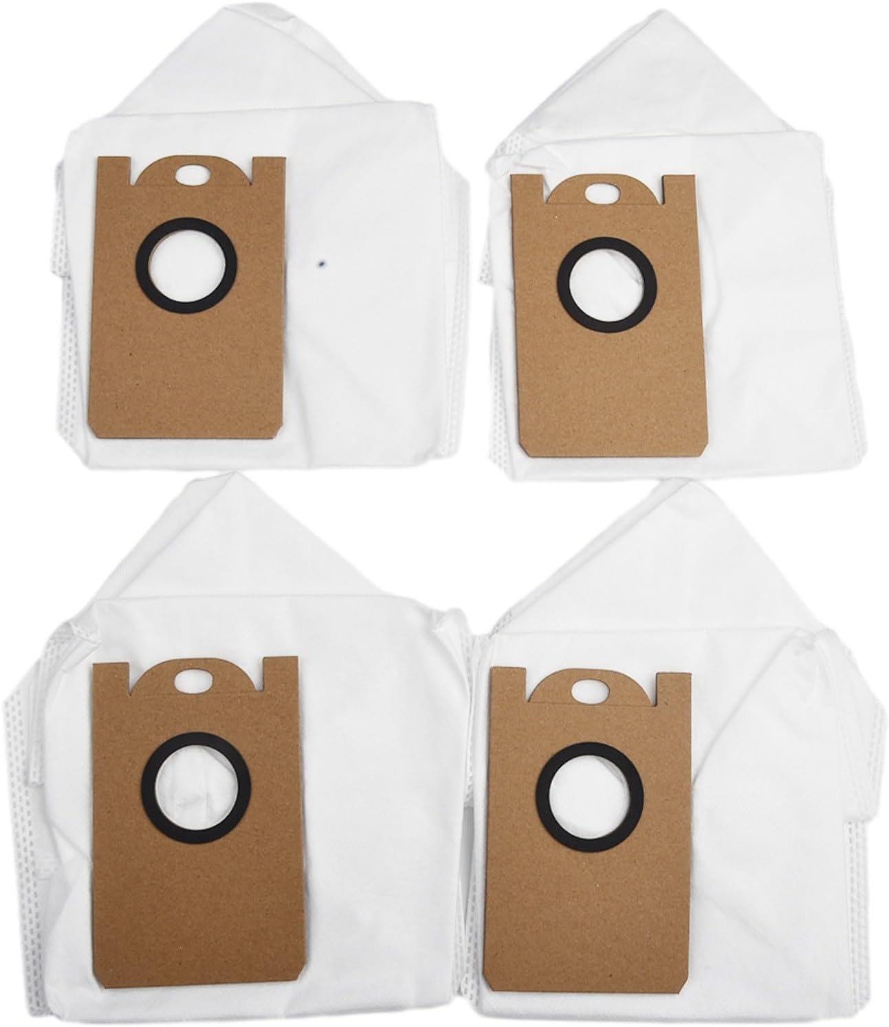 4-Pack 3.5L for Robot Vacuum Dust Bags Compatible for iHome for AutoVac for Nova Self Empty (iHRV6), for Nova Pro (iHRV14), for Eclipse Pro (iHRV11), 4-Layer Non-Woven Replacement Bin Bags