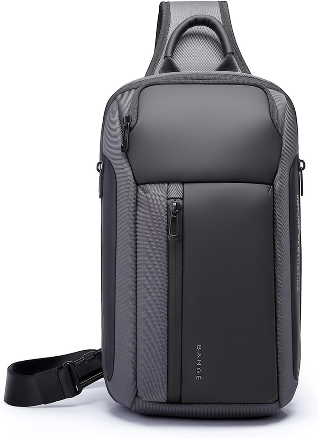 FANDARE Sling Bags Business Chest Pack Men One Shoulder Backpacks Unbalance Ultralight Sport Crossbody Bags for Work Commuter Outdoor Travel Running Gym Daypacks Waterproof Polyester Blue