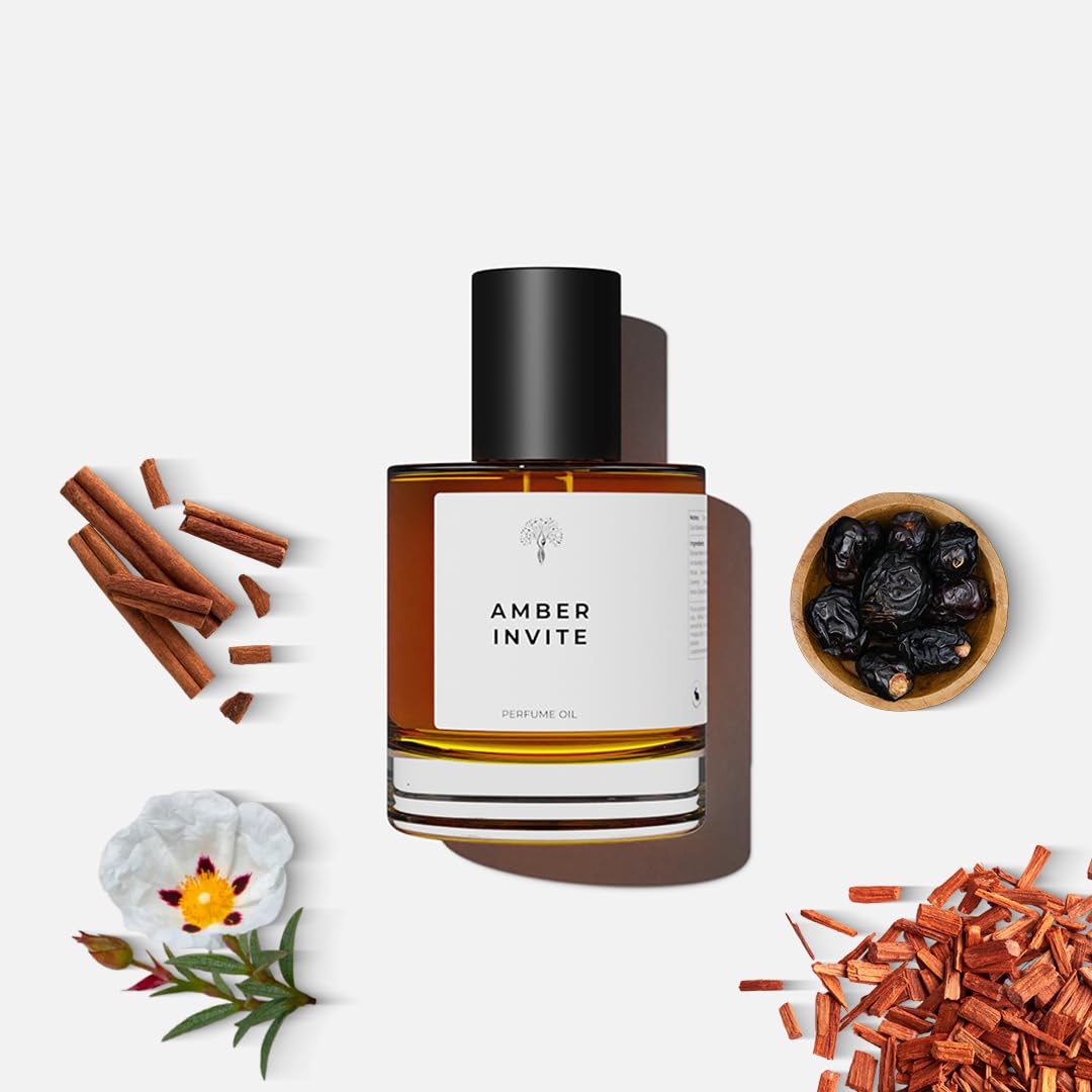 Amber Invite inspired by TF Amber Intrigue | Long Lasting Perfume Oil for Women  50ml with Bonus 30ml (Pack of 2)