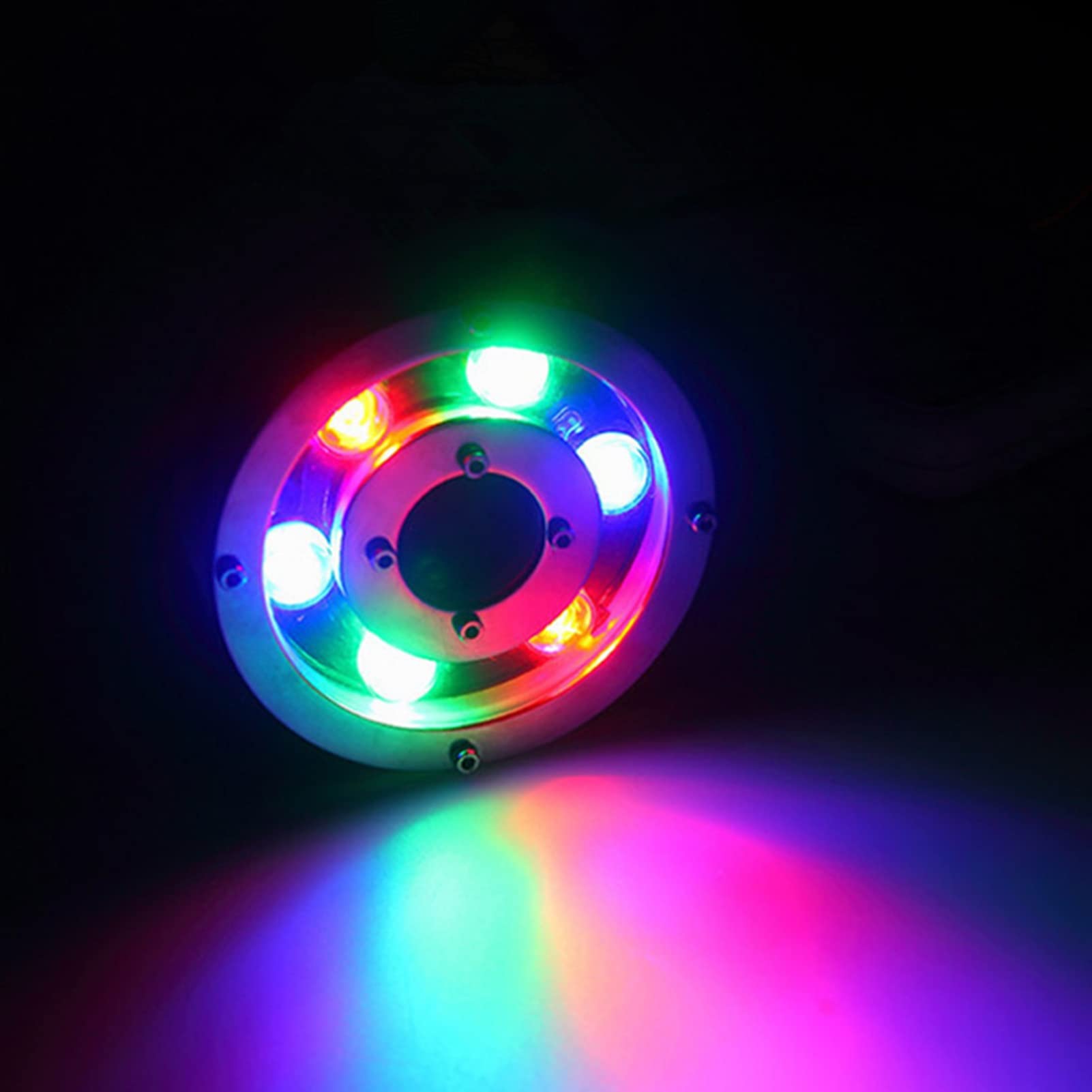 RGB Luce della Fontana con Telecomando - Sommergibili Luci Piscina IP68 Impermeabile LED Luci Piscina per Acquari Nozze Halloween Parco Luci Decorative, AC 12/24V