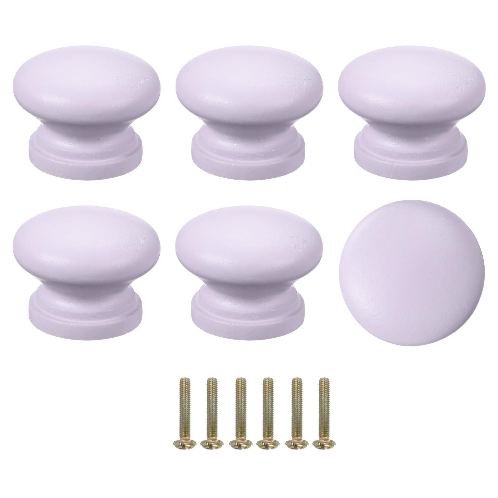 Boutons de tiroir ronds pour relooker un meuble de chambre d'enfant violet