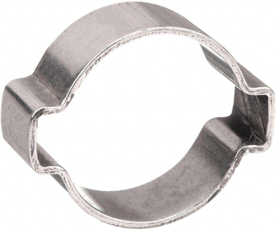 Hose Clamp: 45/64 in “ 55/64 in Clamping Dia, 304 Stainless Steel, 3,600 N Max Closing Force, 15100011-100, 3DUP5