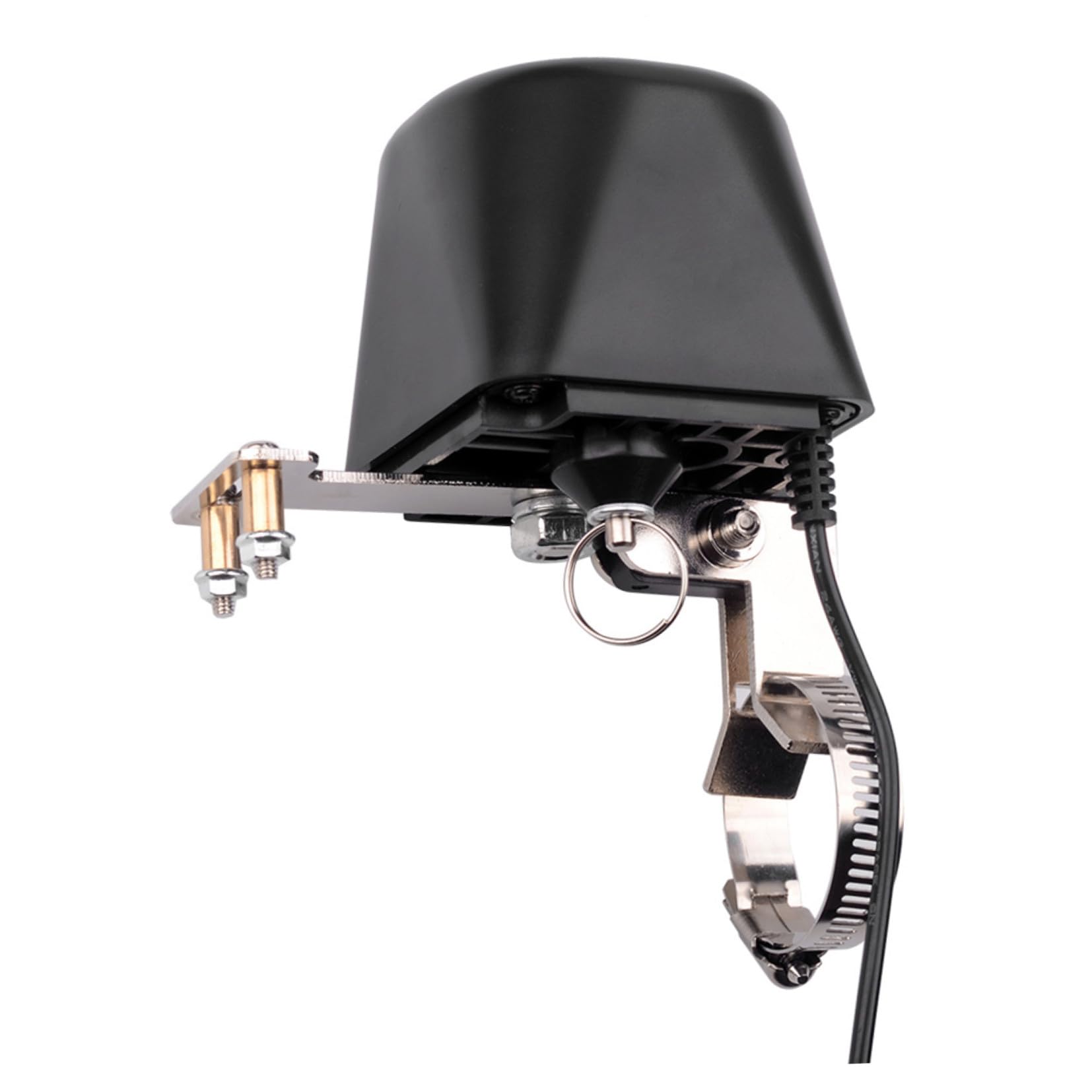 Valvola Smart Irrigazione Ac220 Nero in Plastico e Metallo | Controllo Audio, Chiusura Gas Remota, Funzione Temporizzata, Pressione 1, 6 Mpa, Apertura 5-10 Secondi