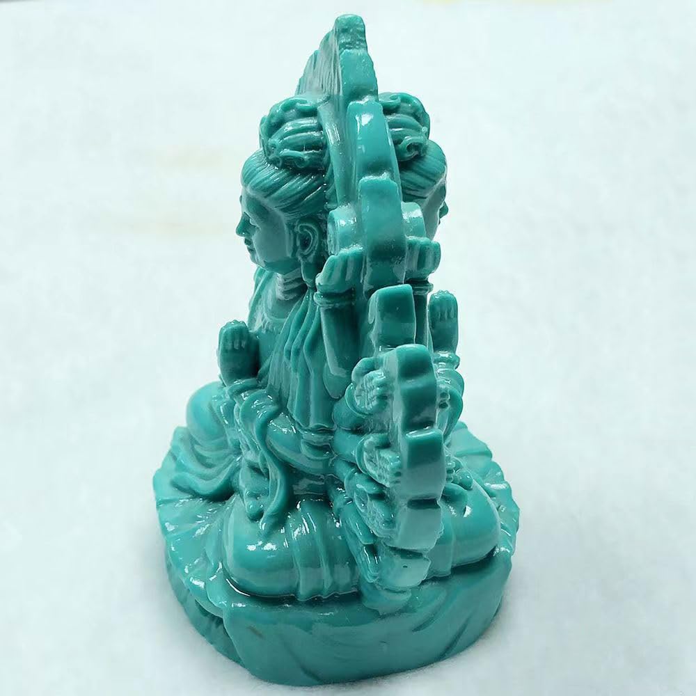 Amazon｜ミニ 仏像 【千手観音菩薩】干支お守り本尊－子年 天然