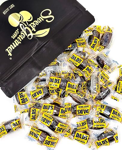 Dad's Wrapped Root Beer Barrels | Hard Candy | Old Fashioned Classic Bulk candies | 2 Pounds