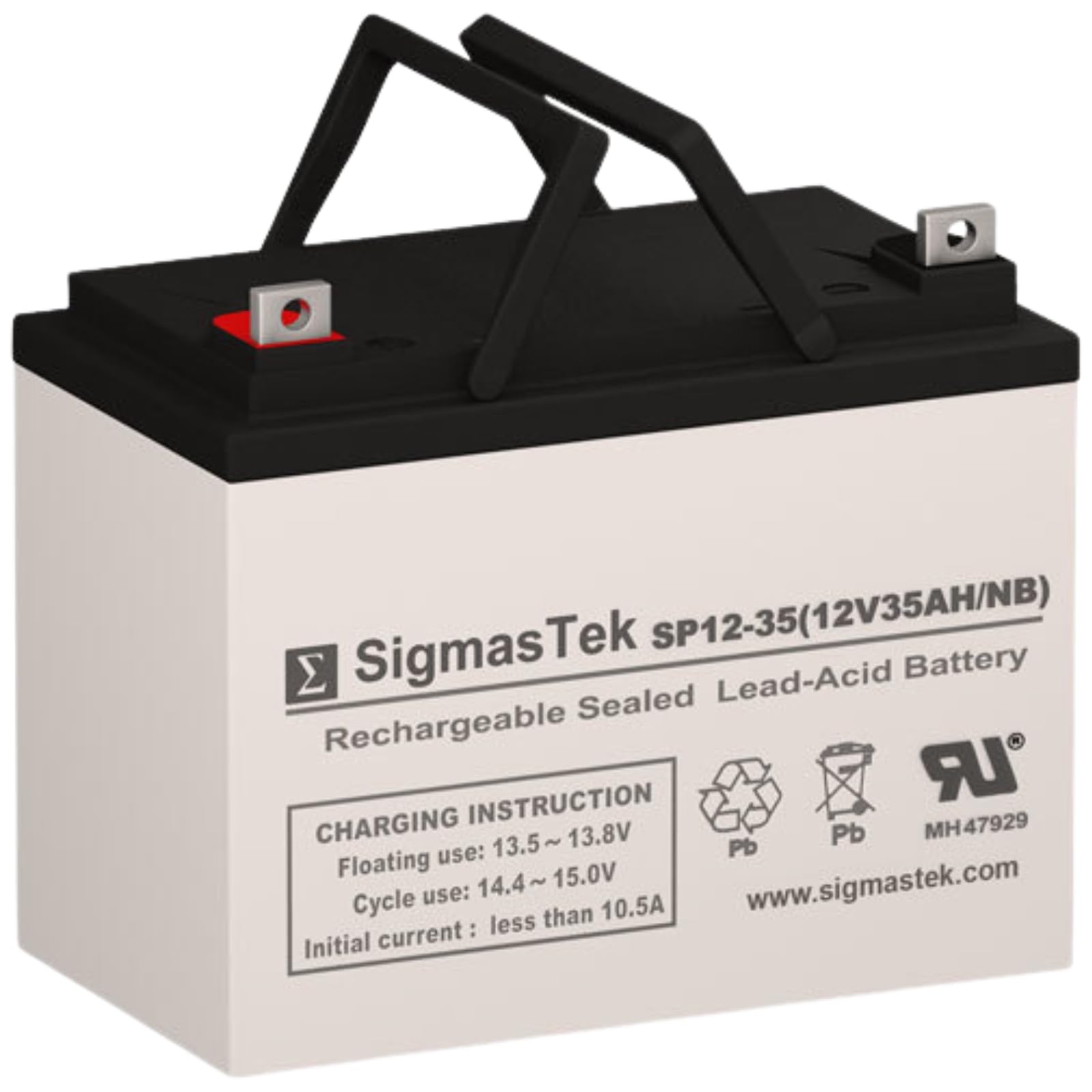 SigmasTek UB12350 Wheelchair Battery