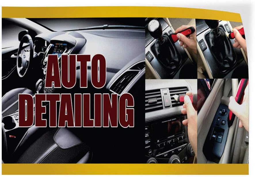 Auto Detailing #6 Indoor Store Sign Vinyl Decal Sticker 8