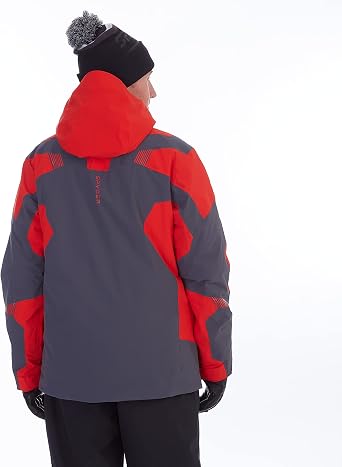 Spyder Men's Leader Insulated Hooded Ski Snow Jacket