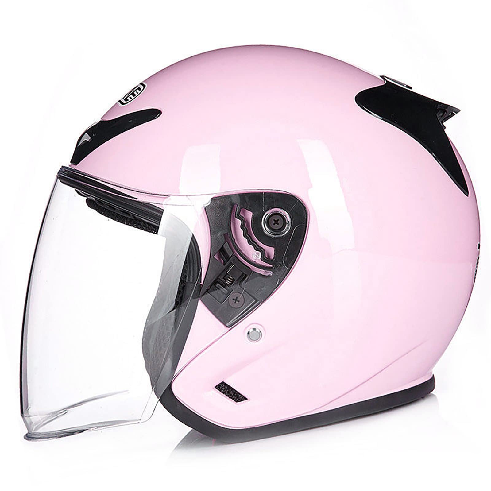 Casque cyclomoteur vintage homologué ECE protégeant avec confort et style rétro
