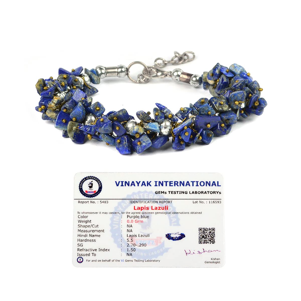Reiki Crystal Products Certified Lapis Lazuli Bracelet Reiki Healing Crystal Stone Chip Bracelet, Charged By Reiki Grandmaster & Vastu Expert For Unisex Adult (B09SZ2GCMS) Amazon Price History, Amazon Price Tracker