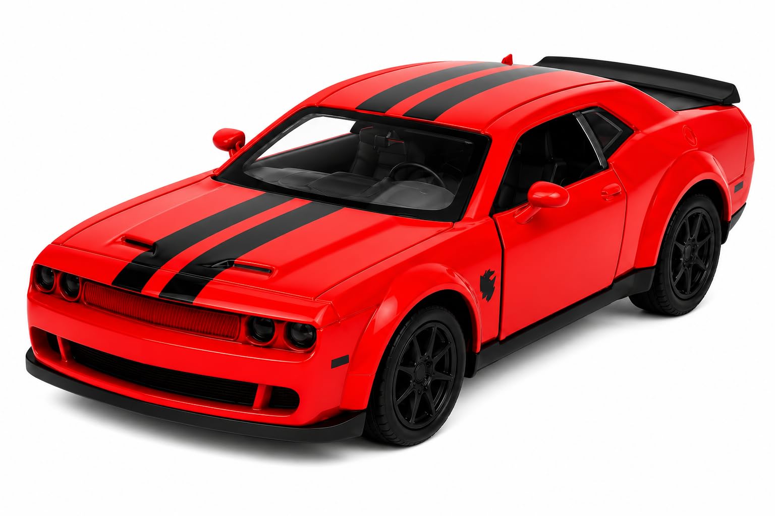 Die-Cast Muscle Car Toy Set 1:36 Scale Pull Back Action Cars with Opening Hood, Metal Alloy Classic Dodge Challenger & Sports Racing Car Models for Kids Boys Collectors Gift-image-39