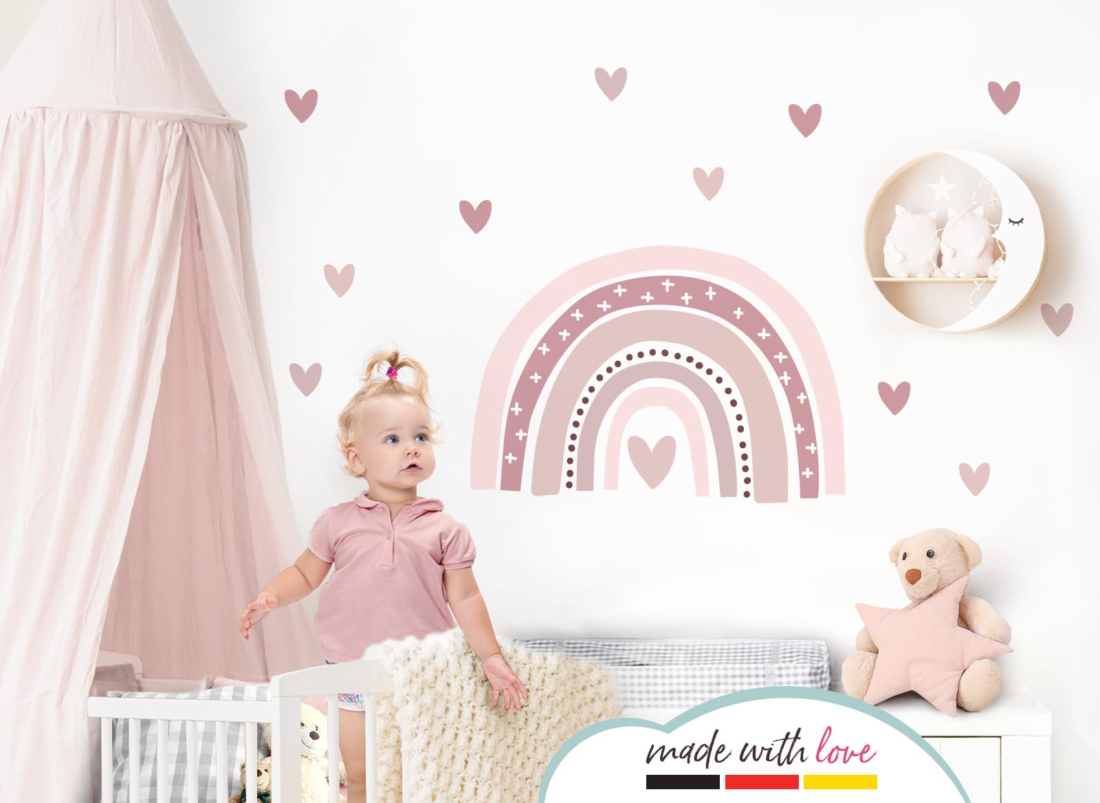 Adesivo murale Bambini Arcobaleno
