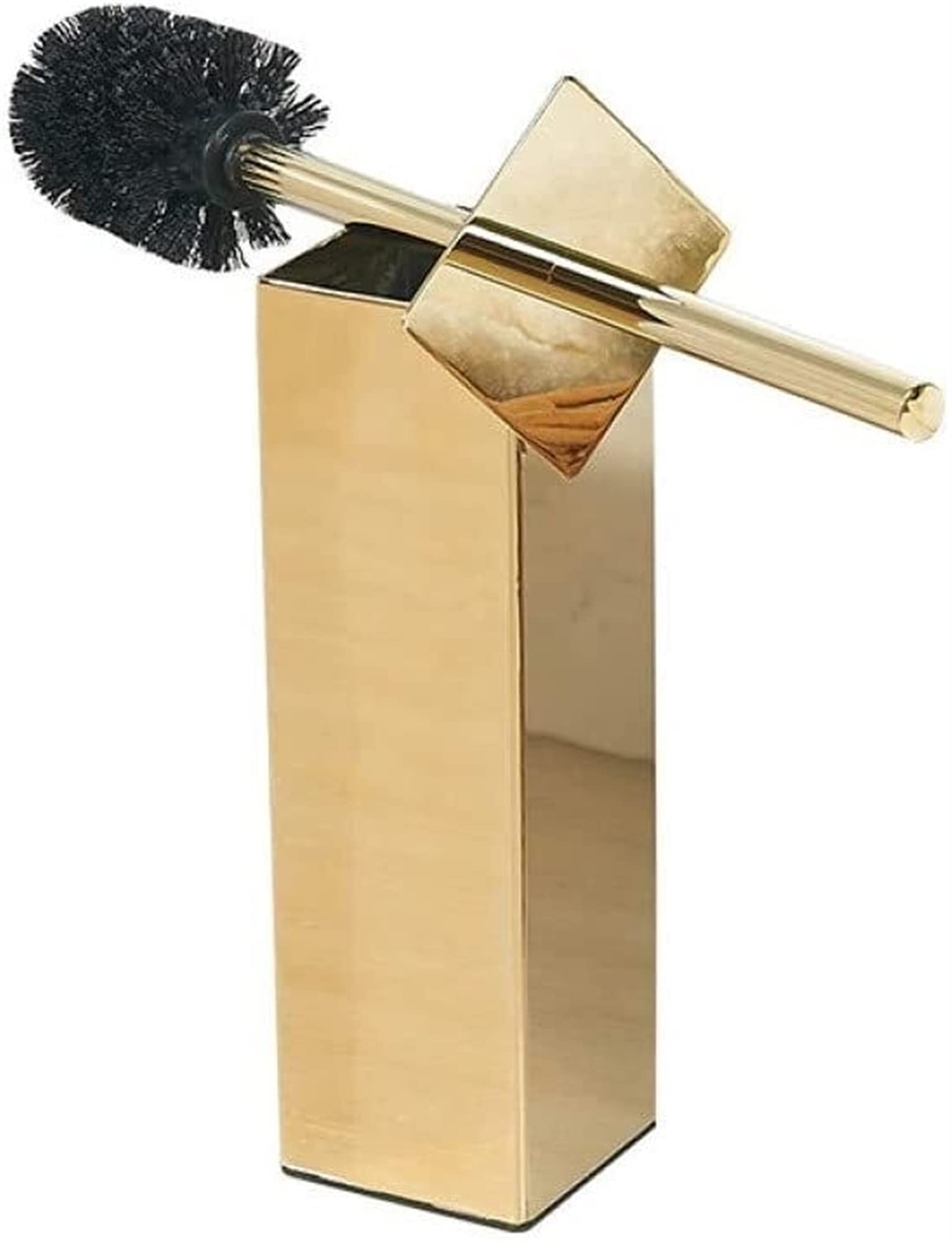 Balai balayette wc sur pied acier inoxydable porte-brosse