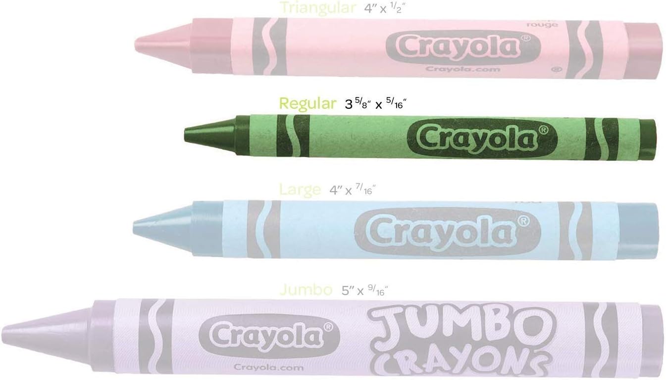 Crayons Bulk, Back to School Supplies, 24 Box Classpack, 24 Assorted Colors