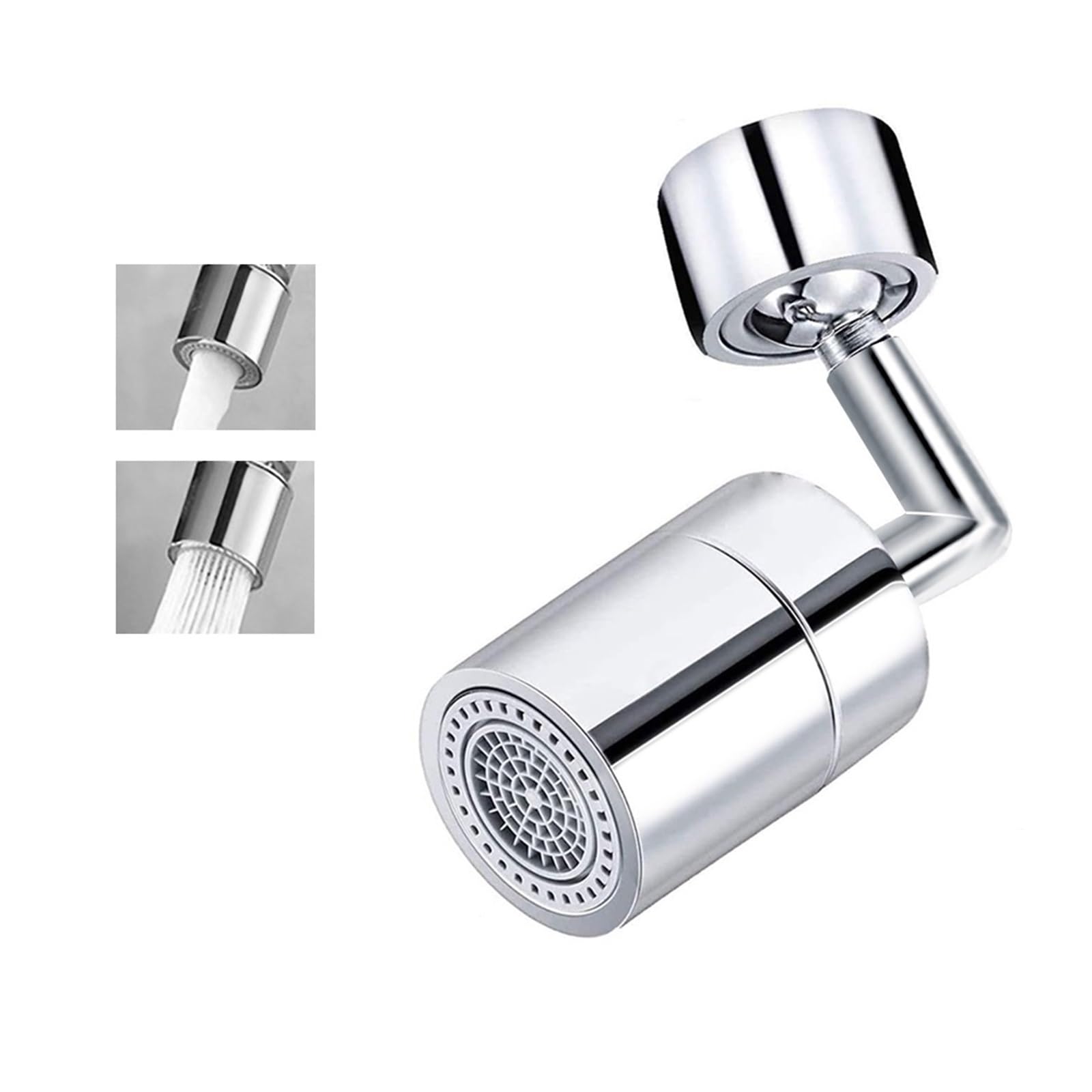 720 Rotatable Tap Aerator Splash-Proof Faucet Sprayer Head Water Saving Plastic Splash(2 Mode)