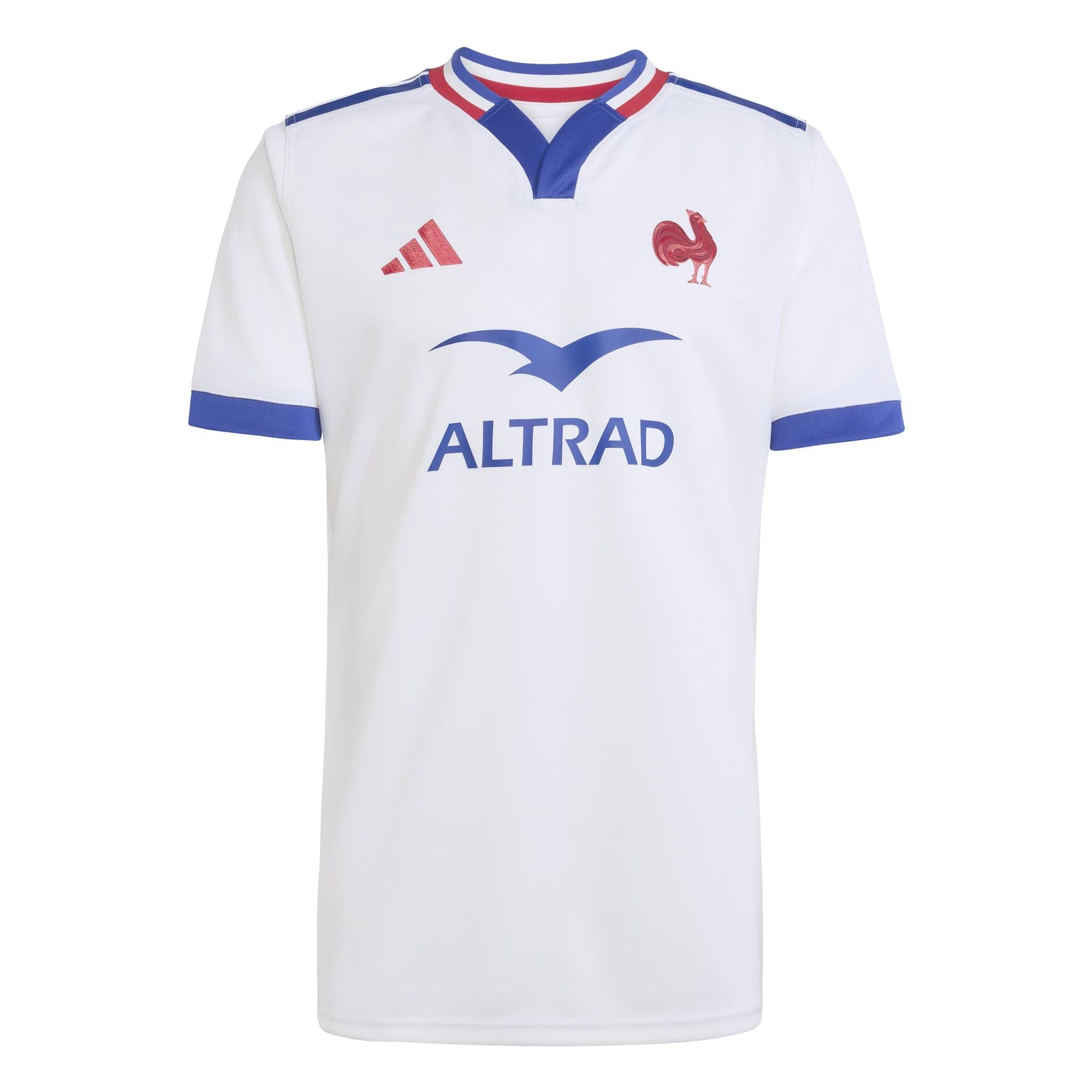 adidas Men's France Rugby Alternate Replica Jersey Shirt, White, XXL
