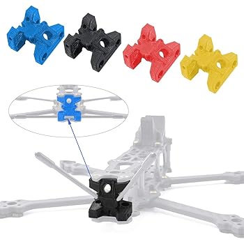 Amazon Com Hong Yi Hat Tpu 3d Printed Print Rack Tail Antenna Mount 3d Printing Accessories For Gep Mark4 Frame Kit Fpv Racing Drone Aircraft Drone Spare Parts Color Red Electronics