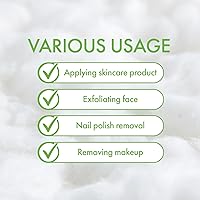 Vista 4 de Intrinsics Bobina portátil 100% algodón (40 pies) - Rollo de algodón hilado profesional, de alta absorción y no reforzado Suministros esteticistas