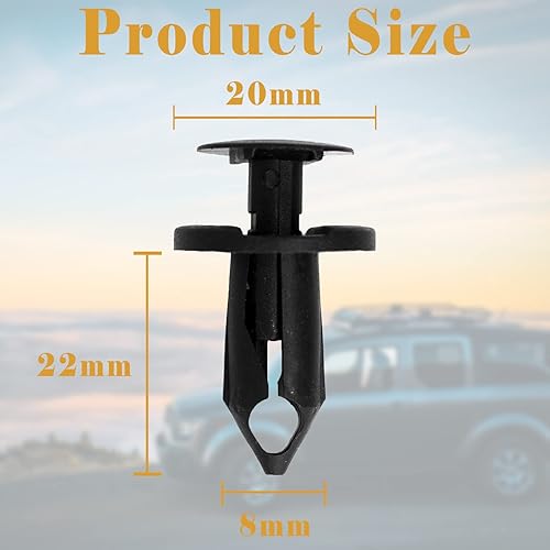 Miniatura 2 de 20 clips de retención de remaches para rejilla de parachoques de automóvil, compatibles con Ford Chrysler N807389S 6503598 21030249