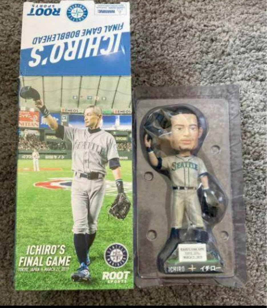 イチロー選手　引退記念ボブルヘッド　値下げ イチロー選手 引退記念ボブルヘッド イチロー選手 引退記念