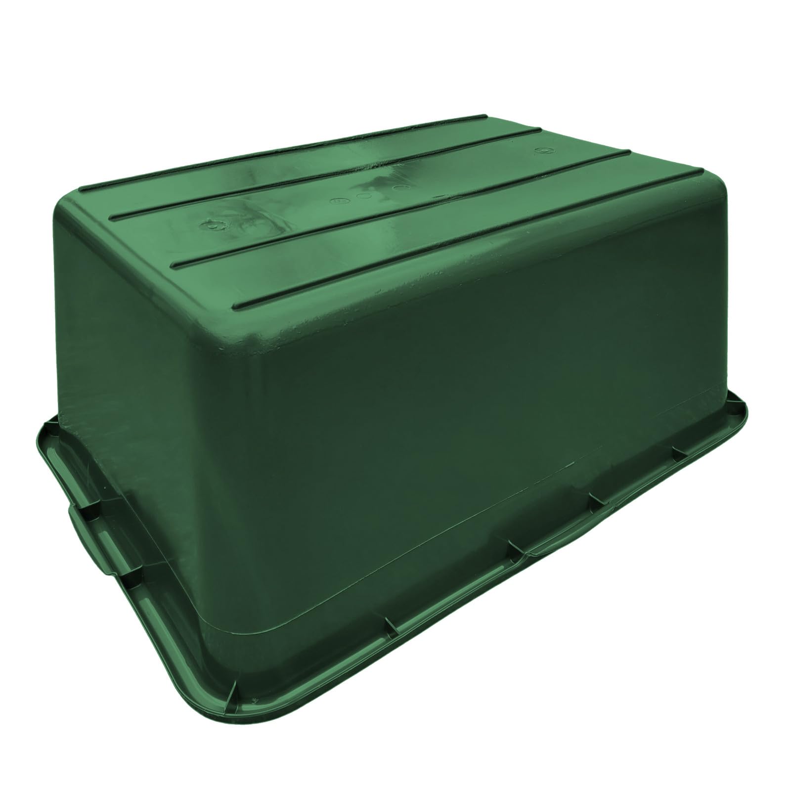 BURI Vasca da bagno in plastica HDPE per uso alimentare, in plastica naturale, rettangolare, robusta, versatile, adatta per cani o bevande per cavalli