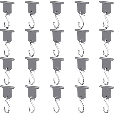 KEMUZ 10er Set Wohnmobil Markisenhaken - S-Haken Für 5mm Kederleiste, Camping Zubehör