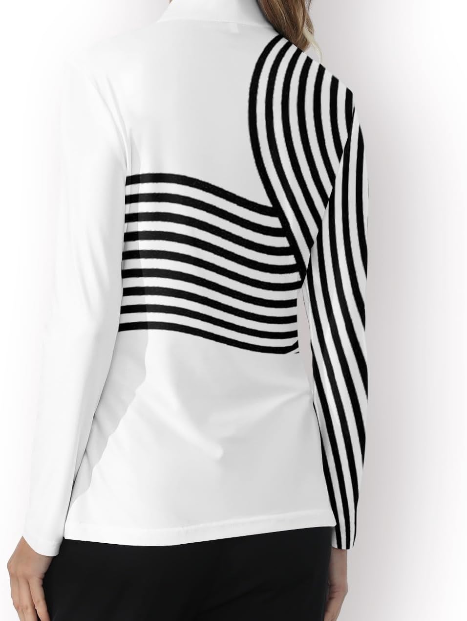 Golf Shirts for Woman UPF 50+ Sun Protection Quick Dry Lightweight Long Sleeve Polo Shirts for Woman Rash Guard - Image 7