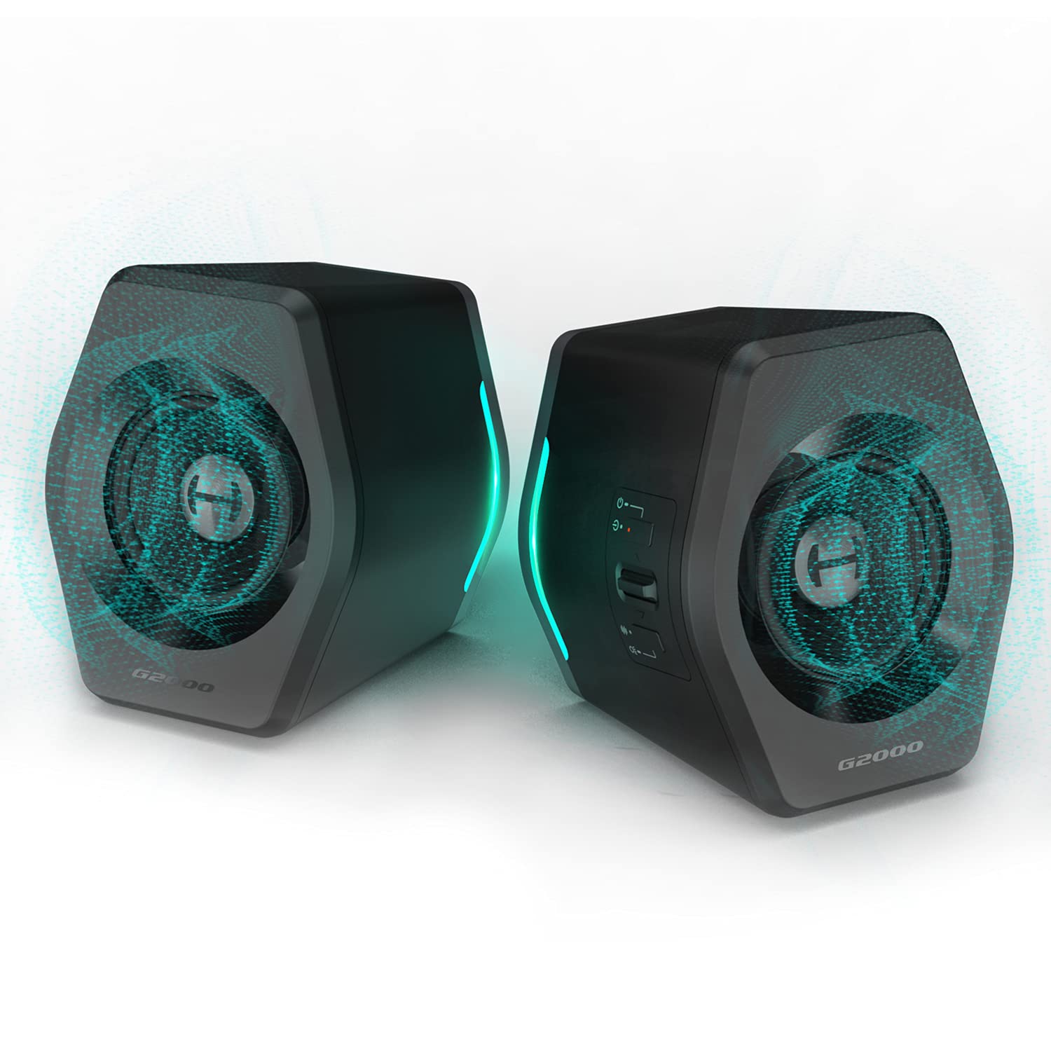 Edifier G2000 32W PC Gaming Computer Speakers for Laptop Mac Desktop Computer Woofer Speakers Bluetooth USB 3 5mm