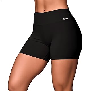 Short Feminino Academia Poliamida Zero Transparência Cintura Alta Selene