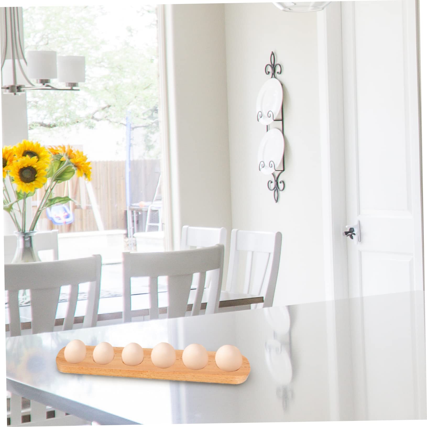 RORPOIR 1pc Wooden Tray Kitchen Storage Organizer Holder En Madera Displaying Tray for Home