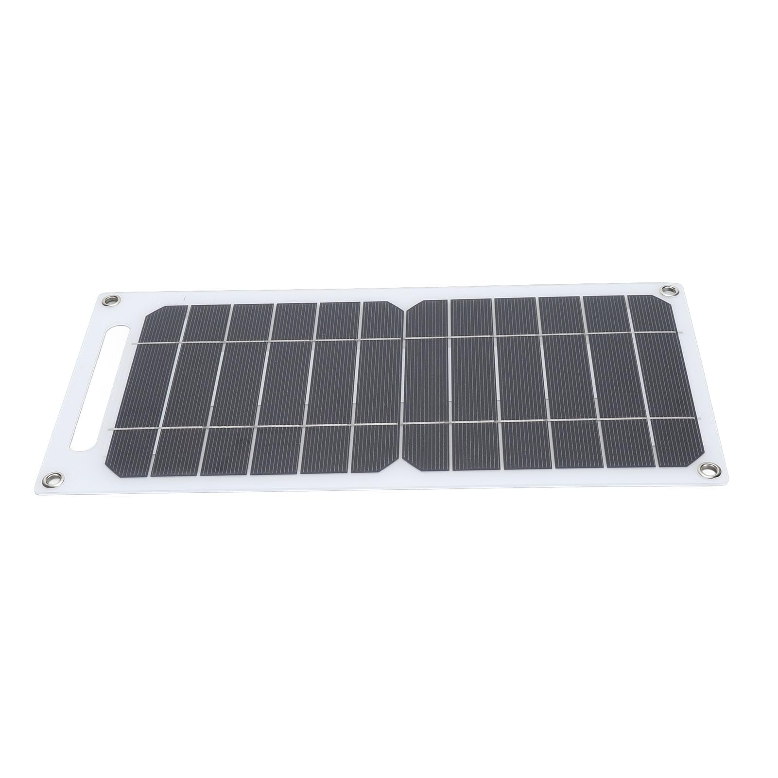 Solar Panel Phone Charger Lightweight 6W High Efficiency Monocrystalline Silicon Solar Panel Charger for Outdoor Activities Power Supply PET Material