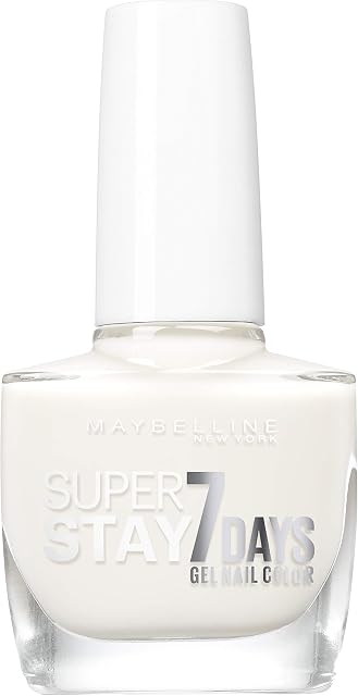 Maybelline New York Professional lakier do paznokci - technologia żelowa - Super Stay 7 Days - Odcień: Czysta biel (71)