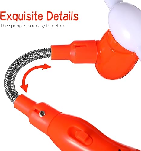 Miniatura 6 de Toyvian 3 varitas brillantes para niños, molino de viento iluminado, molinillos de mano LED para niños, juguete de ventilador con música, varita de