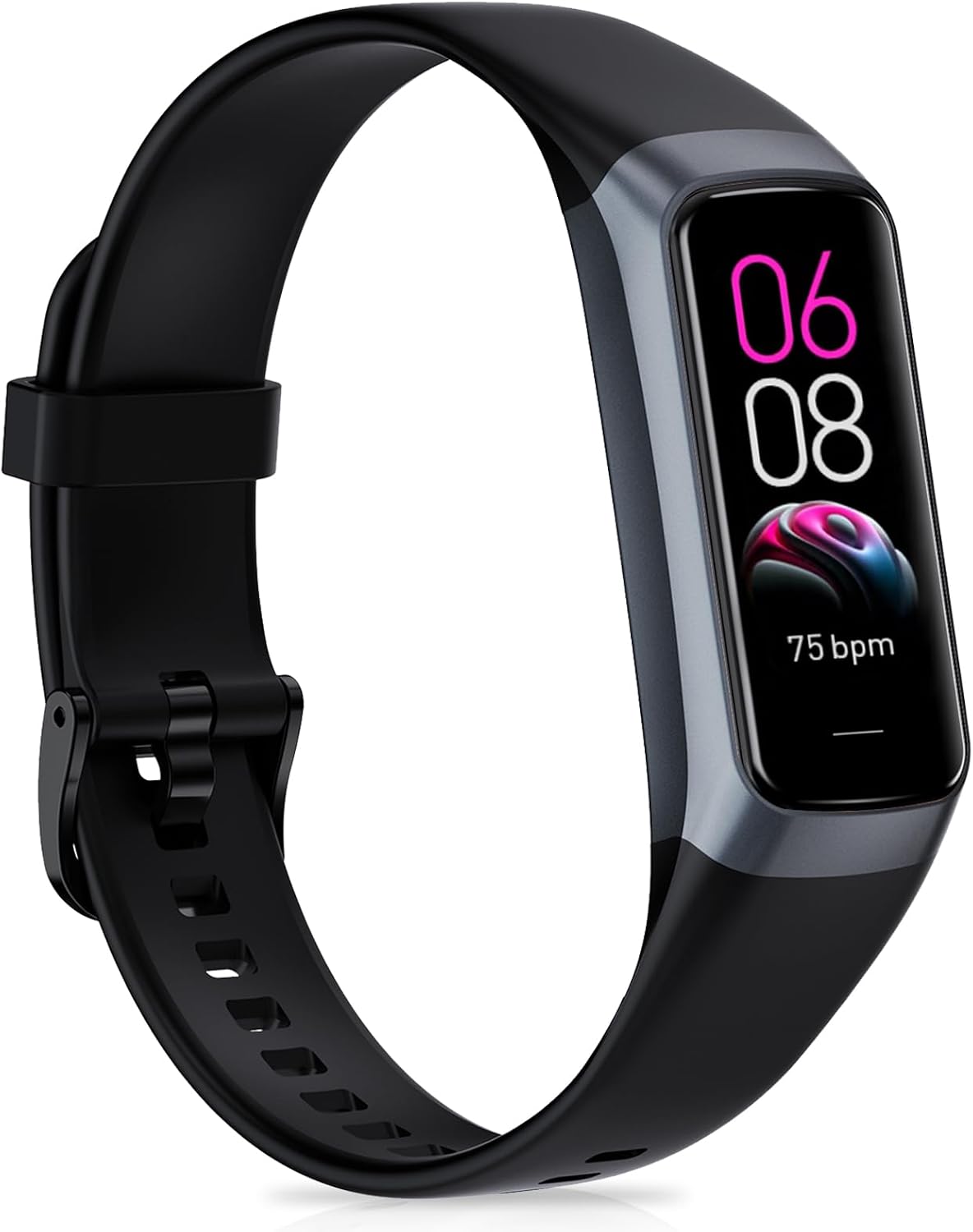 Fitness Tracker with 24/7Heart Rate, Blood Pressure, Sleep Tracking, Step | Activity Tracker with 1.1"" AMOLED Screen, Waterproof Calorie Tracker for Android iPhones