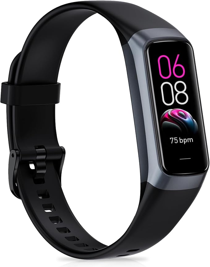 Fitness Tracker with Heart Rate, Blood Pressure & Sleep Tracking