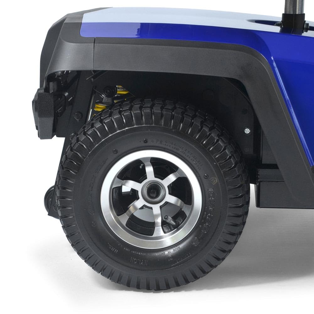 VELECO SHARPY PRO – Vehículo de cuatro ruedas con motor potente y batería de larga duración, equipado con neumáticos grandes (Azul)